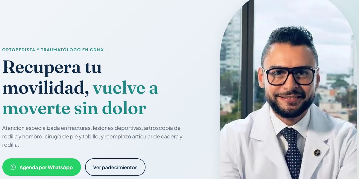 Portada del sitio del Dr. Octavio Rosales Sagaseta