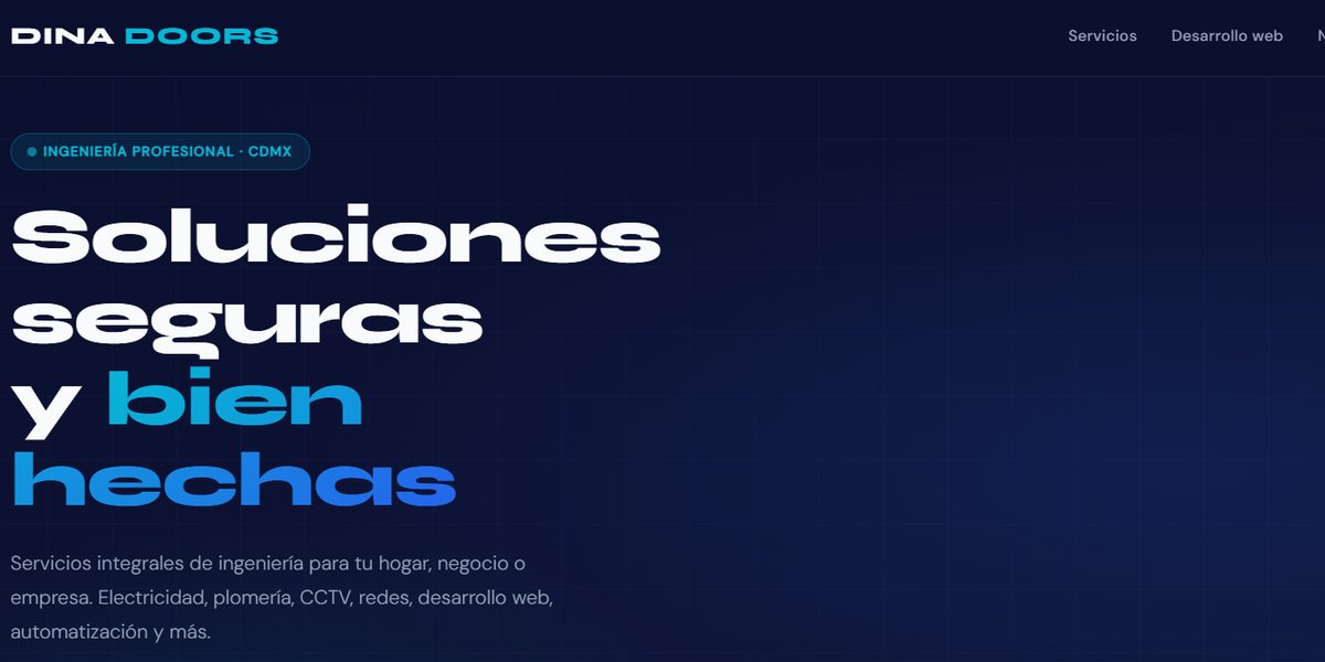 Portada del sitio seringpro.com
